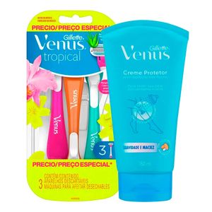 APARELHO GILLETTE VENUS TROPICAL 3UN