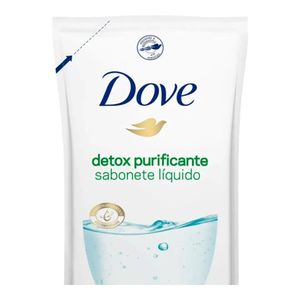 DOVE SABONETE LIQUIDO DETOX PURIFICANTE AGUA MICELAR REFIL 2