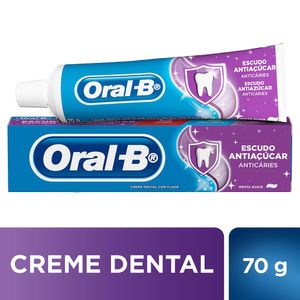 CREME DENTAL ORAL B ESCUDO ANTIAÇUCAR 70G