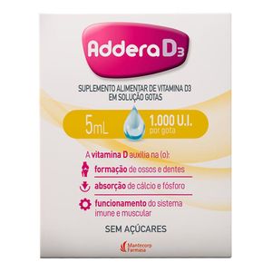 ADDERA D3 1.000UI/GOTA GOTAS 5ML