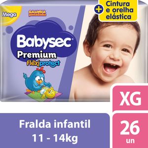FRALDA BABYSEC ULTRA GALINHA PINTADINHA PREMIUM XG 24UN