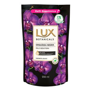 SABONETE LIQUIDO LUX BOTANICALS ORQUIDEA NEGRA REFIL 200ML