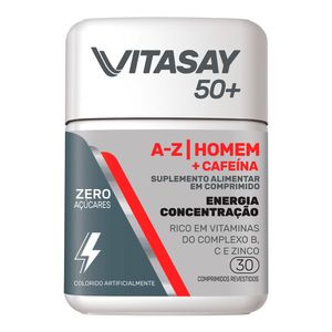 VITASAY 50+ AZ HOMEM CAFEINA 30CPR