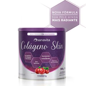 COLAGENO SKIN SANAVITA SABOR CRANBERRY 300G