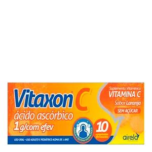 VITAXON C 1G LARANJA 10CPR EFERVESCENTES