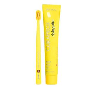 CREME DENTAL CURAPROX BE YOU RISING STAR 90ML MAIS ESCOVA DE