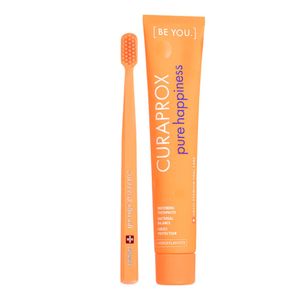 CREME DENTAL CURAPROX BE YOU PURE HAPPINESS 90ML MAIS ESCOVA