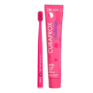 CREME DENTAL CURAPROX BE YOU CHALLENGER 90ML MAIS ESCOVA DEN