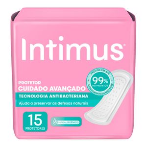 PROTETOR DIARIO INTIMUS DAYS ANTIBACTERIANO SEM ABAS 15UN