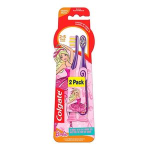 ESCOVA DENTAL COLGATE BARBIE 2 A 5ANOS MACIA 2UN