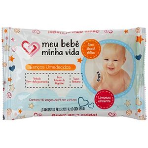 LENÇO UMEDECIDO MEU BEBE MINHA VIDA 40UN