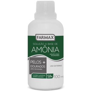 AMONIA SOLUÇAO FARMAX 100ML
