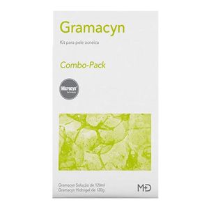 GRAMACYN COMBO PACK HIDROGEL 120G MAIS SOLUÇAO 120ML