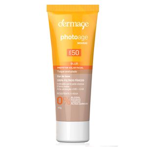 DERMAGE PHOTOAGE PROTETOR SOLAR MOUSSE COR CLARO FPS50 45G