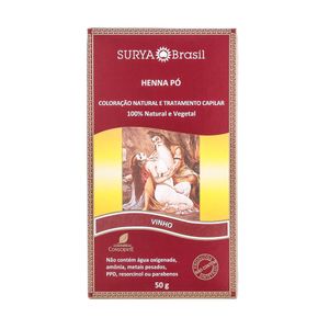 HENNA SURYA BRASIL VINHO PO 50G