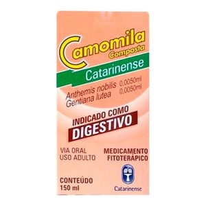 CAMOMILA COMPOSTA CATARINENSE SOLUÇAO ORAL 150ML