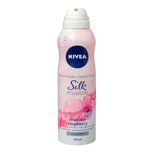 NIVEA ESPUMA DE BANHO SILK MOUSSE RHUBARB RASPEBERRY 200ML