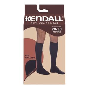 MEIA KENDALL ALTA COMPRESSAO MASCULINA G PRETA 1543