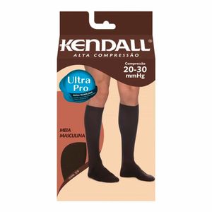 MEIA KENDALL ALTA COMPRESSAO MASCULINA G MARROM 1533