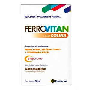 FERROVITAN SOLUÇAO ORAL 60ML