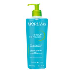 BIODERMA SEBIUM GEL MOUSSANT LIMPEZA PURIFICANTE 500ML