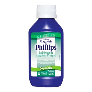 LEITE DE MAGNESIA DE PHILLIPS HORTELA 120ML