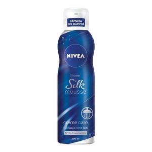 NIVEA ESPUMA DE BANHO SILK MOUSSE CREME CARE 200ML
