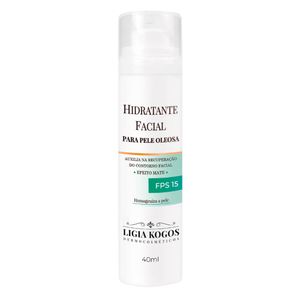 HIDRATANTE FACIAL LIGIA KOGOS FPS15 PELE OLEOSA 40ML