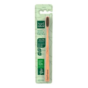 ESCOVA DENTAL BONI NATURAL BAMBU MACIA