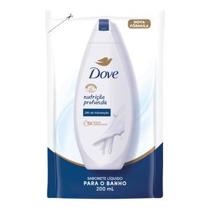 DOVE SABONETE LIQUIDO NUTRIÇAO PROFUNDA REFIL 200ML