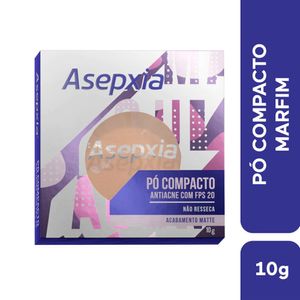 ASEPXIA MAQUIAGEM ANTIACNE PO COMPACTO MARFIM FPS20 10G