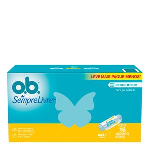ABSORVENTE OB MEDIO PROCOMFORT 16UN