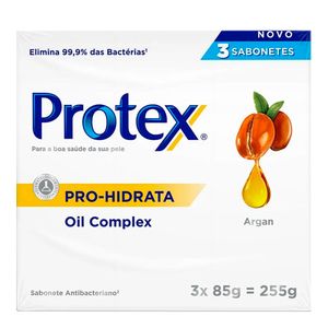 SABONETE PROTEX PRO HIDRATA ARGAN 85G 3UN