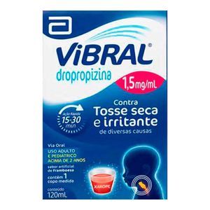 VIBRAL 15MG/10ML XAROPE PEDIATRICO 120ML