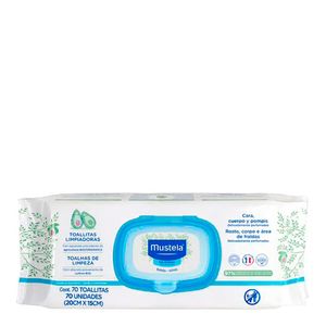 MUSTELA BEBE TOALHINHAS UMEDECIDAS 70UN