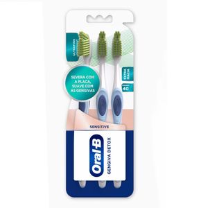 ESCOVA DENTAL ORAL B GENGIVA DETOX ULTRA MACIA 3UN