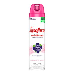 LYSOFORM SPRAY LEMBRANÇA DE INFANCIA(FLORAL )360ML
