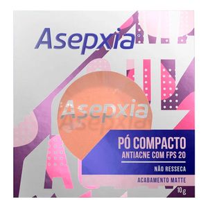 ASEPXIA MAQUIAGEM ANTIACNE PO COMPACTO FACIAL BEGE CLARO FPS