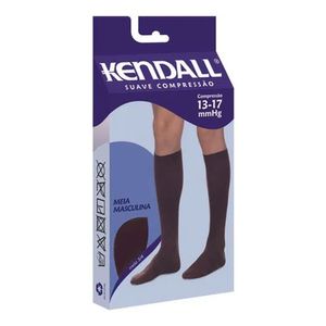 MEIA KENDALL SUAVE COMPRESSAO MASC G PRETA 2713