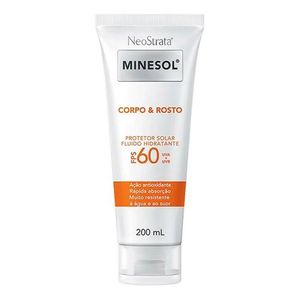 ROC MINESOL PROTETOR SOLAR ROSTO E CORPO FLUIDO HIDRATANTE F