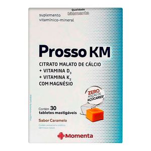 PROSSO KM SABOR CARAMELO 30TABLETES MASTIGAVEIS