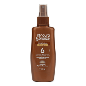 CENOURA E BRONZE OLEO BRONZEADOR FPS6 SPRAY 110ML