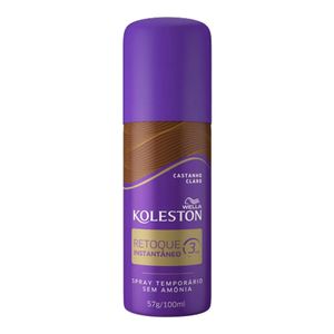 RETOQUE INSTANTANEO KOLESTON CASTANHO CLARO SPRAY 100ML