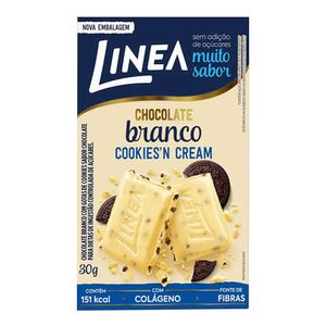 LINEA CHOCOLATE BRANCO COM COLAGENO COOKIES CREAM ZERO -269