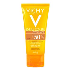 VICHY IDEAL SOLEIL PROTETOR SOLAR EFEITO BASE COR CLARA GEL