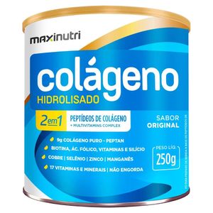 COLAGENO HIDROLISADO 2EM1 MAXINUTRI SEM SABOR 250G