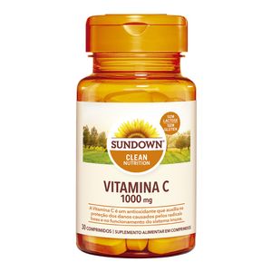 VITAMINA C 1000MG SUNDOWN PURE ASCORBIC ACID 30CPR