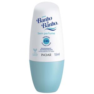 DESODORANTE BANHO A BANHO ROLL ON SEM PERFUME 55ML