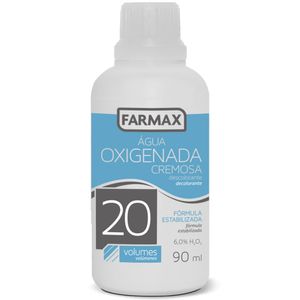 AGUA OXIGENADA CREMOSA FARMAX 20VOLUMES 90ML