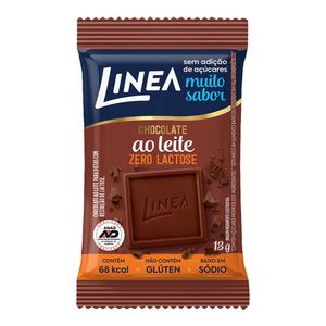 LINEA CHOCOLATE AO LEITE ZERO AÇUCAR E LACTOSE 13G